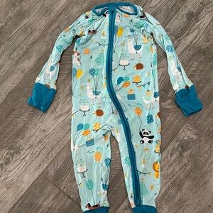 Little sleepies birthday onsie